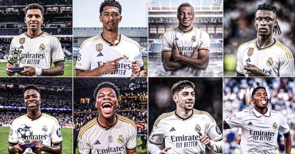 The modern Galacticos & the perfect coach behind them.